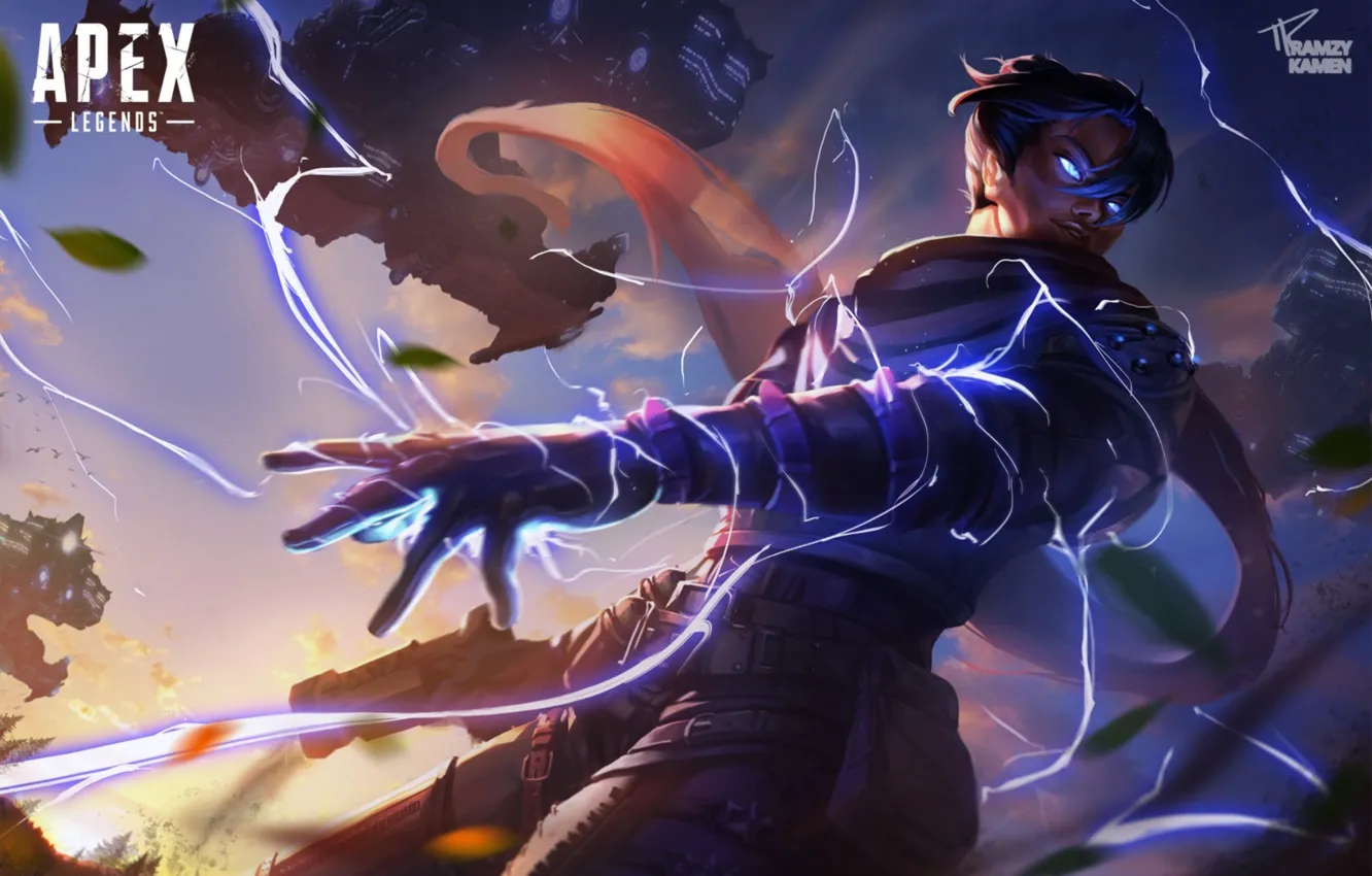 Фото обои девушка, игра, Apex Legends