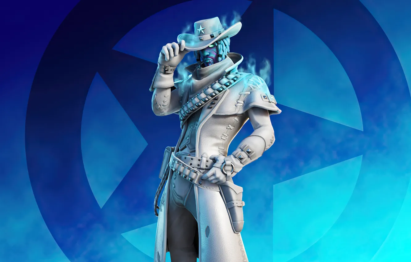 Фото обои outfit, fortnite, deadfire