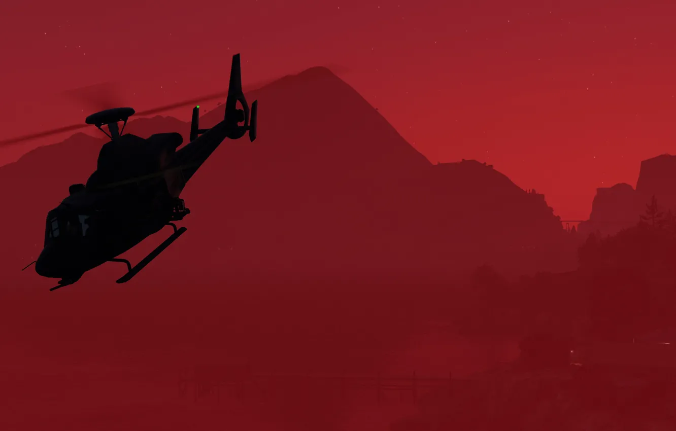 Фото обои фон, вертолет, gta, Grand Theft Auto V