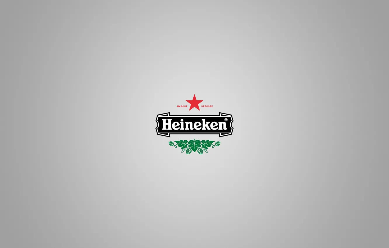Фото обои стиль, пиво, минимализм, лого, logo, heineken, minimalism, style