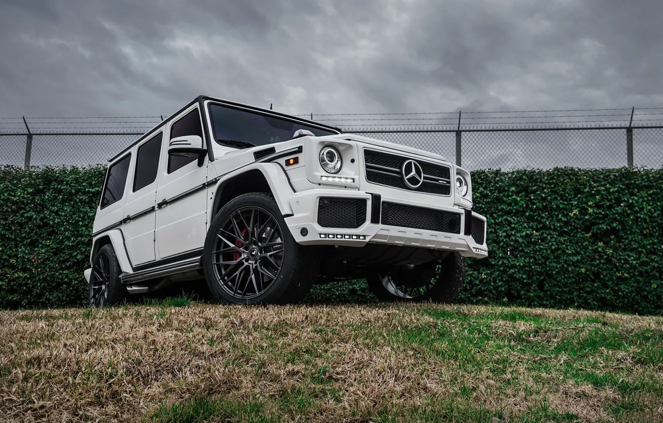 Фото обои Mercedes, Benz, G63, Autohaus, Boden