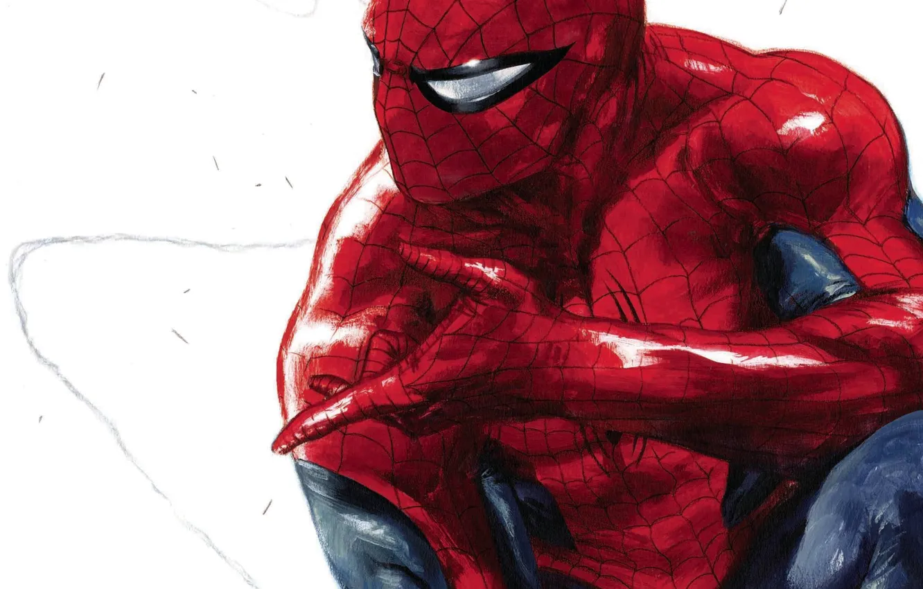 Фото обои Art, Marvel, Comics, Peter Parker, Spider Man