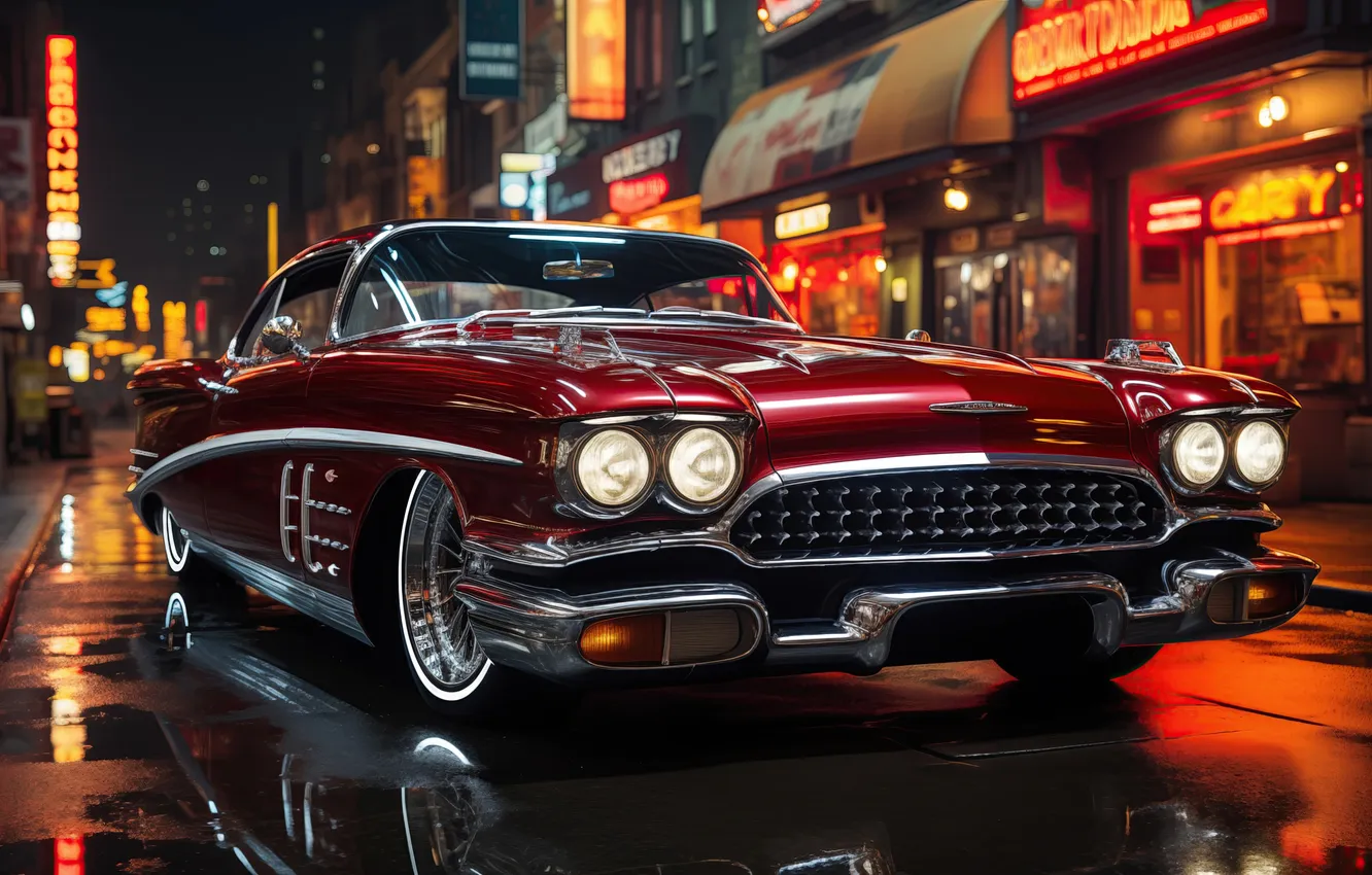 Фото обои car, vintage, classic, automobile, nostalgic