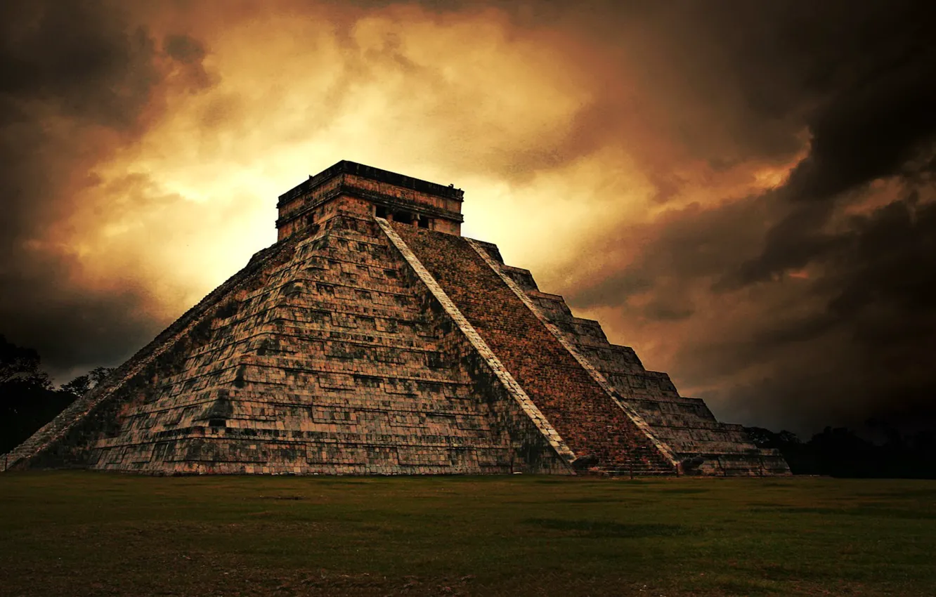Фото обои майя, пирамида, Пирамида Майя