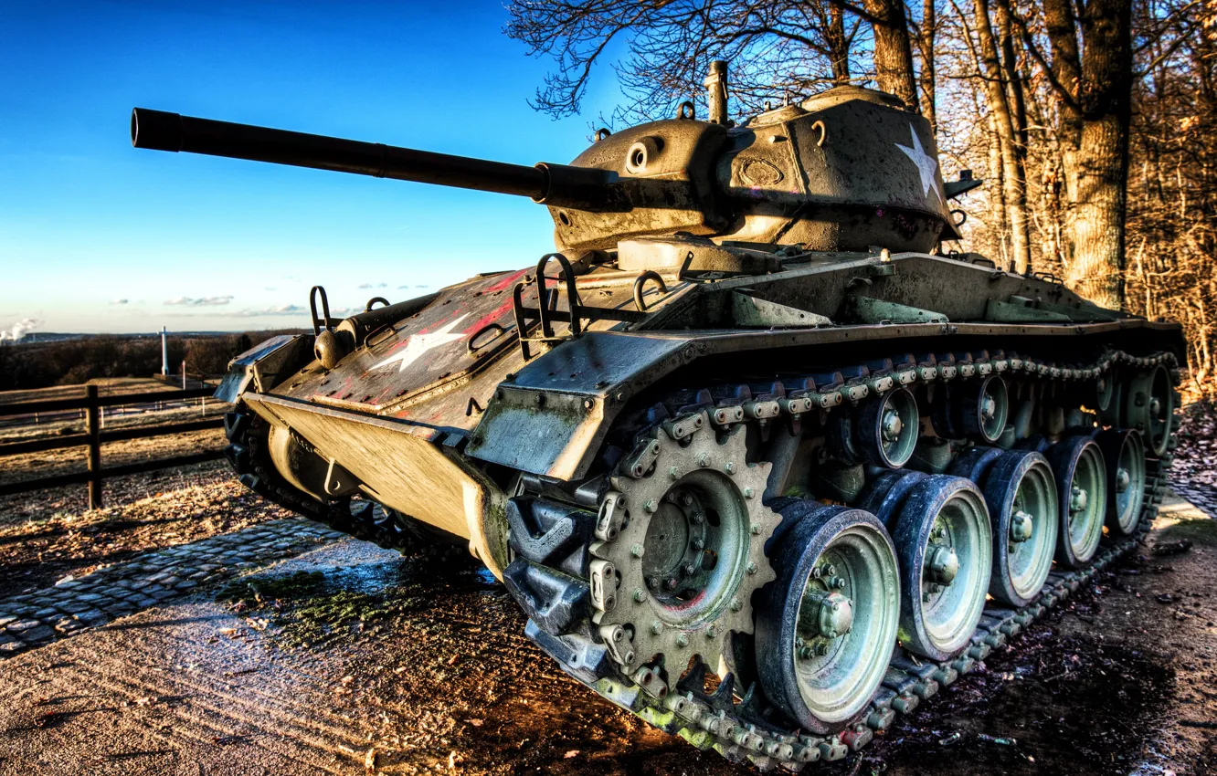 Фото обои оружие, танк, M24