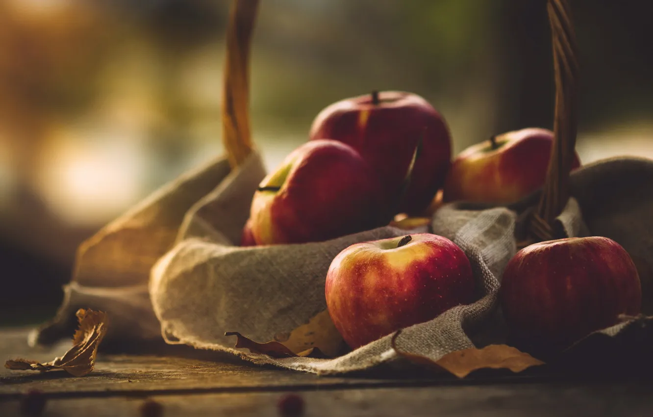 Фото обои яблоки, еда, фрукты