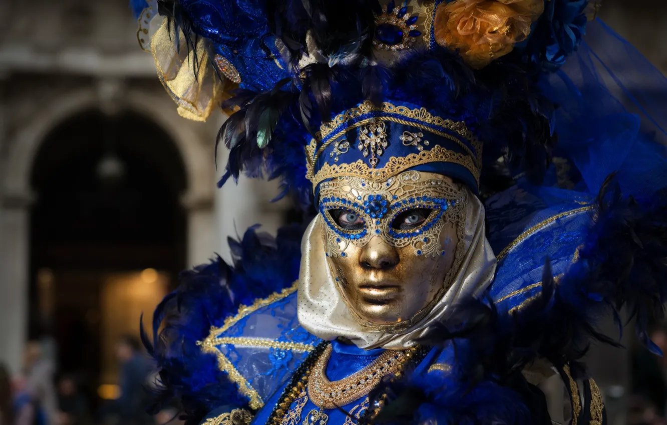 Фото обои маска, Италия, костюм, Венеция, карнавал