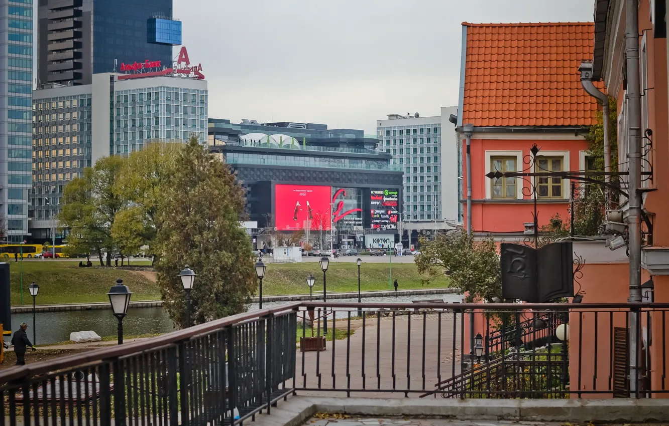 Фото обои Belarus, Minsk, 2021, Немига