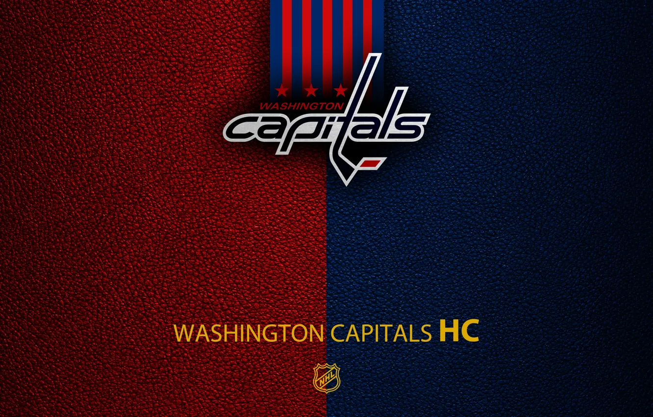 Фото обои wallpaper, sport, logo, NHL, Washington Capitals, hockey