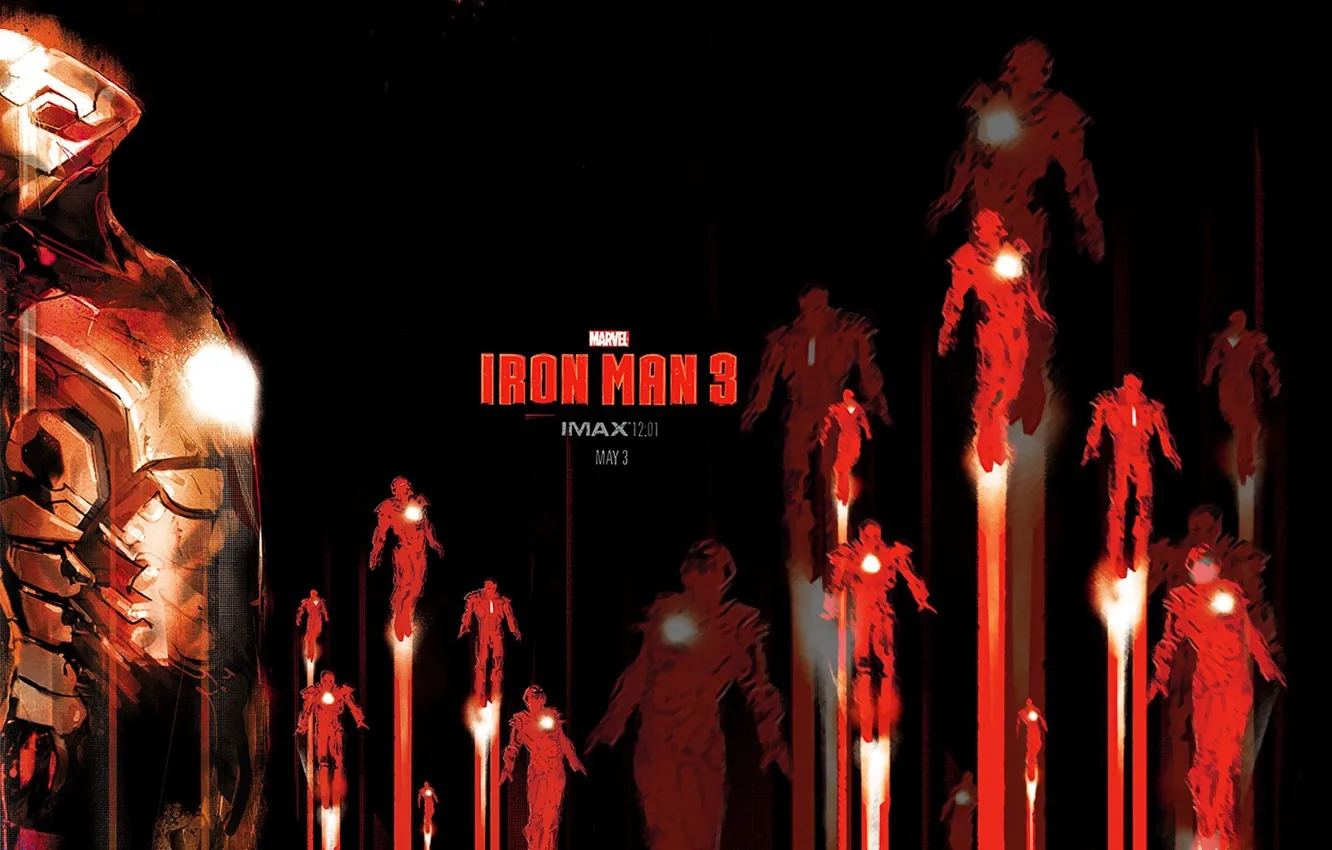 Фото обои Железный человек, Iron Man, Robert Downey Jr., Роберт Дауни мл., 2013