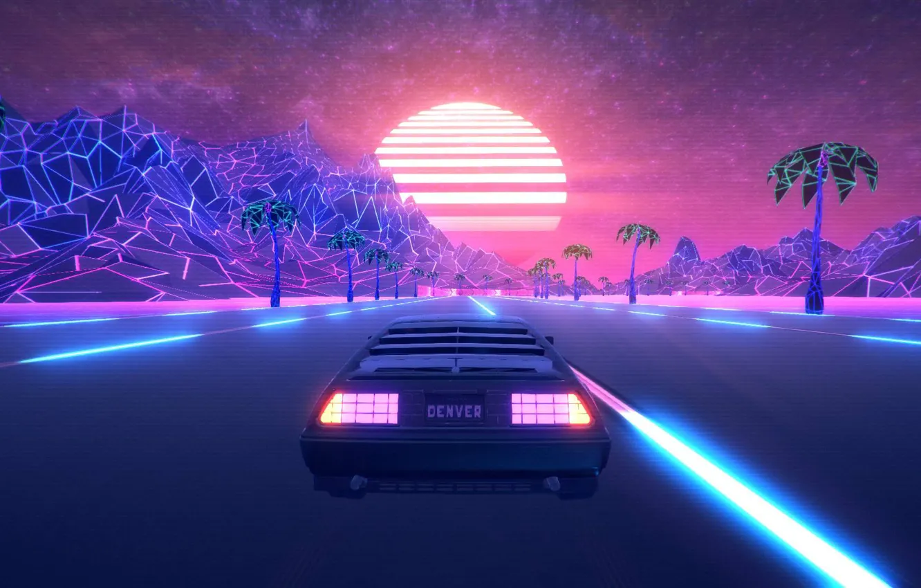 Retro wave фон стим фото 69