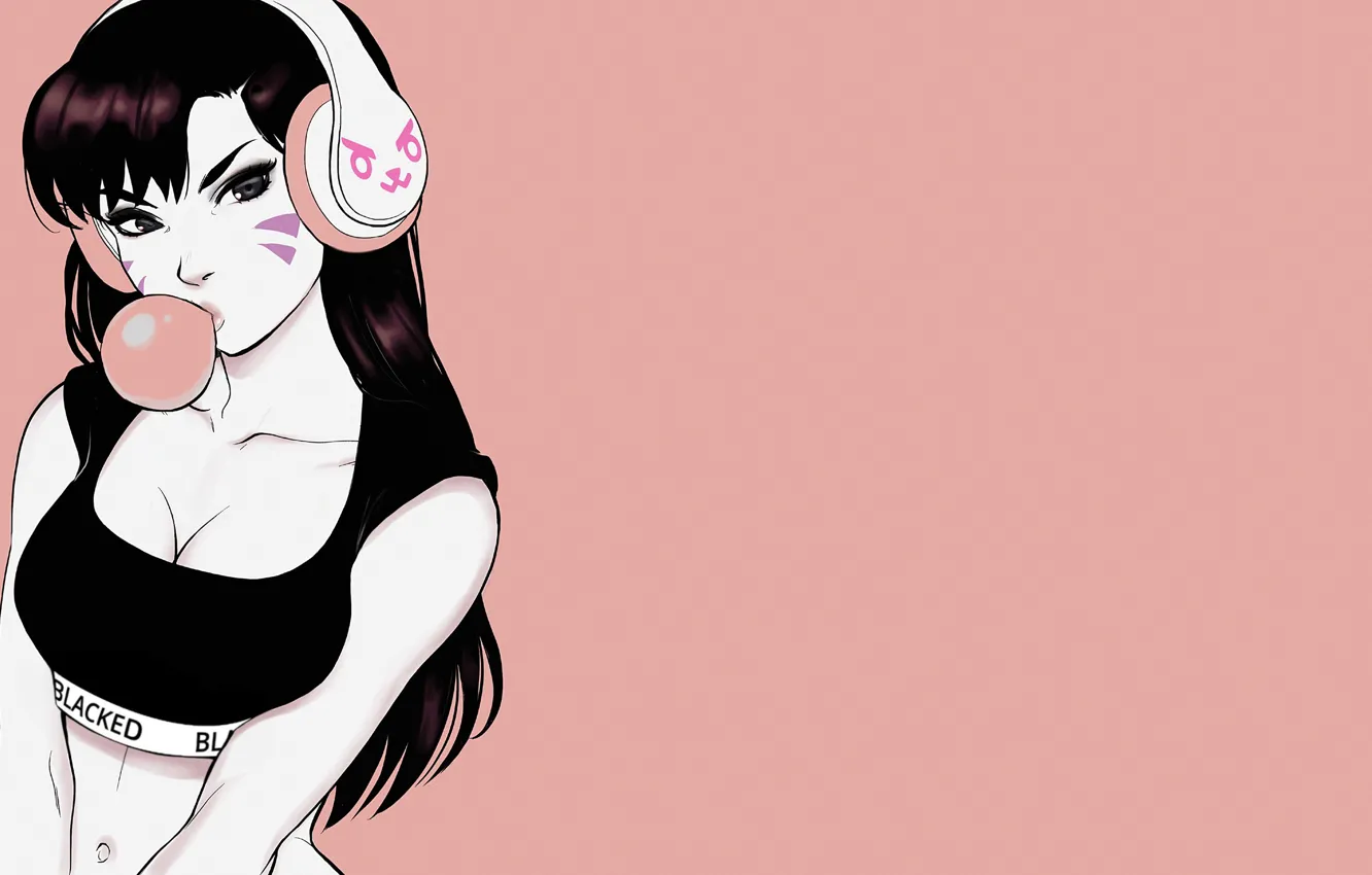 Фото обои cleavage, big boobs, belly, belly button, video game characters, Korean women, blunt bangs