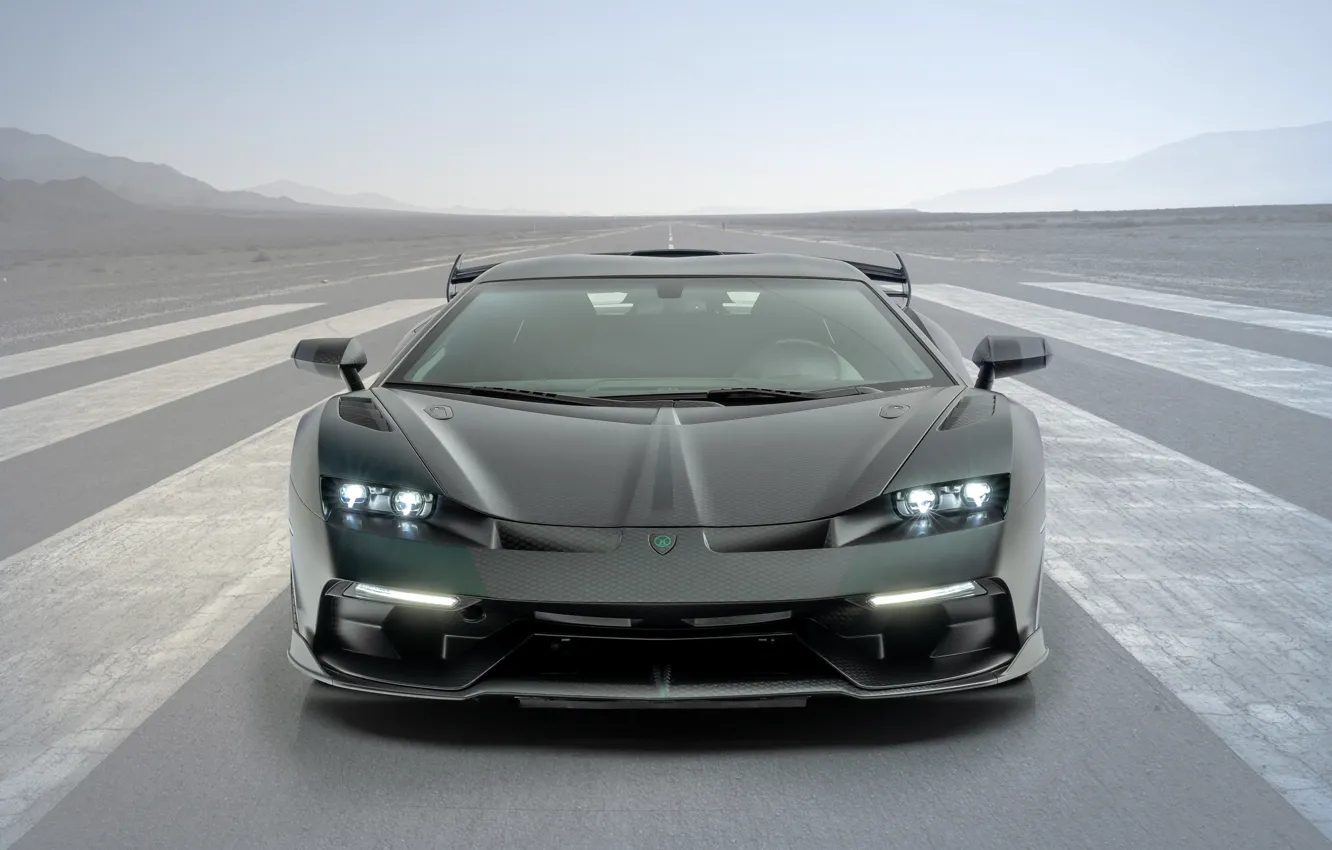 Фото обои Lamborghini, суперкар, Aventador, Mansory, 2020, SVJ, Cabrera