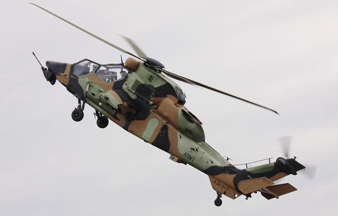 Фото обои полёт, вертолёт, ударный, Tiger A38
