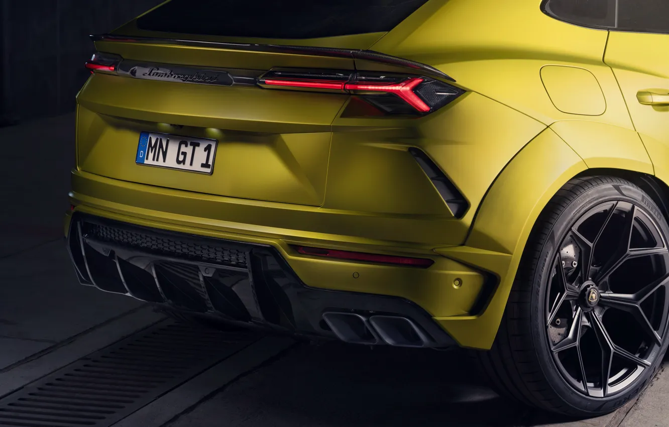 Фото обои Lamborghini, фара, задняя часть, кроссовер, Urus, Novitec, 2019