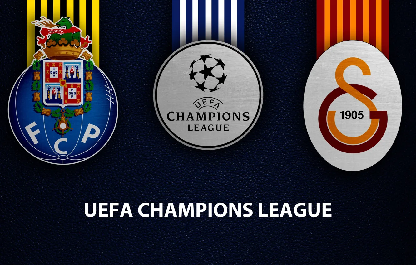 Фото обои wallpaper, sport, logo, football, UEFA Champions League, Porto, Galatasaray, Porto vs Galatasaray