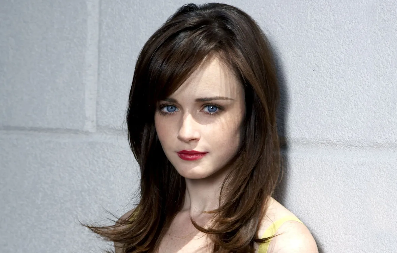 Фото обои девушка, актриса, голубые глаза, Алексис Бледел, Alexis Bledel