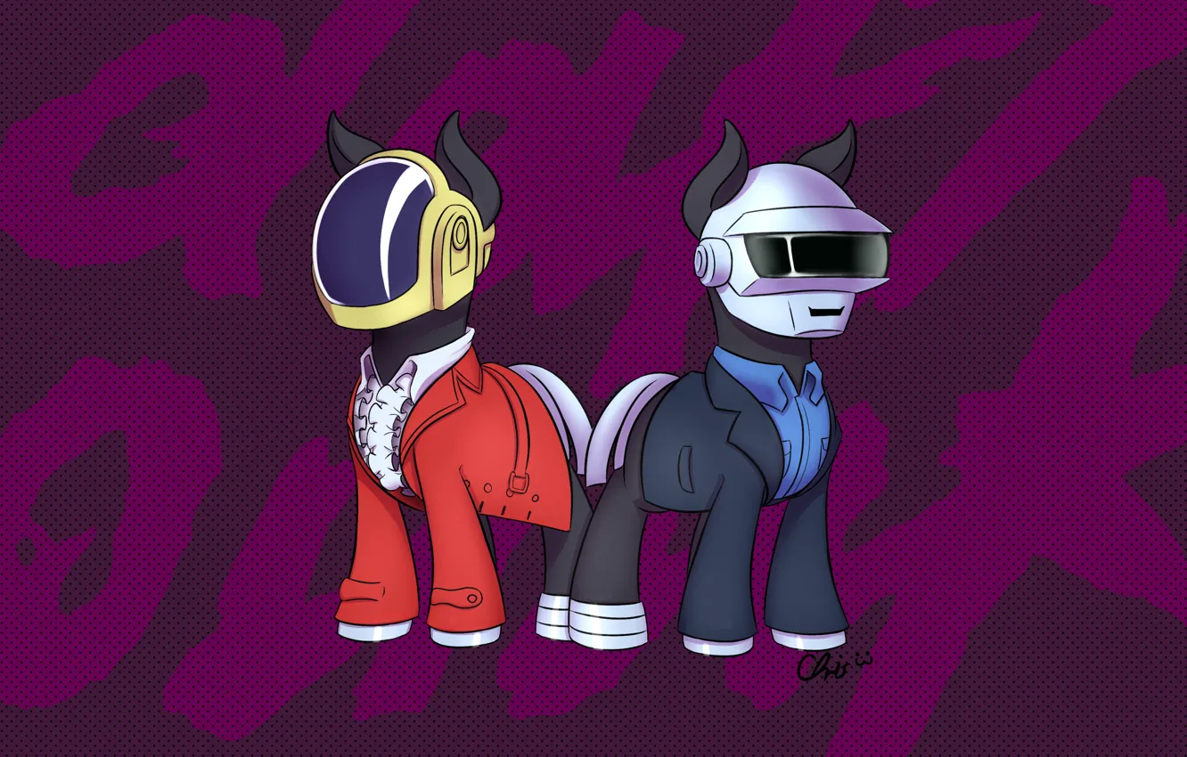 Обои Музыка, Фон, Daft Punk, Thomas Bangalter, Pony, Дафт Панк, Маски ...