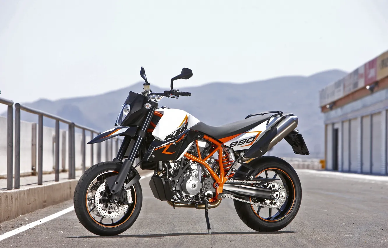 Фото обои KTM, 690, SMC, Супермото