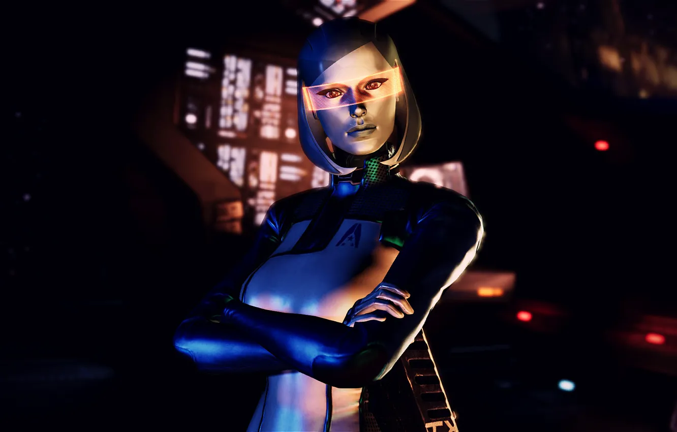 Фото обои андроид, Mass Effect, EDI, Сузи