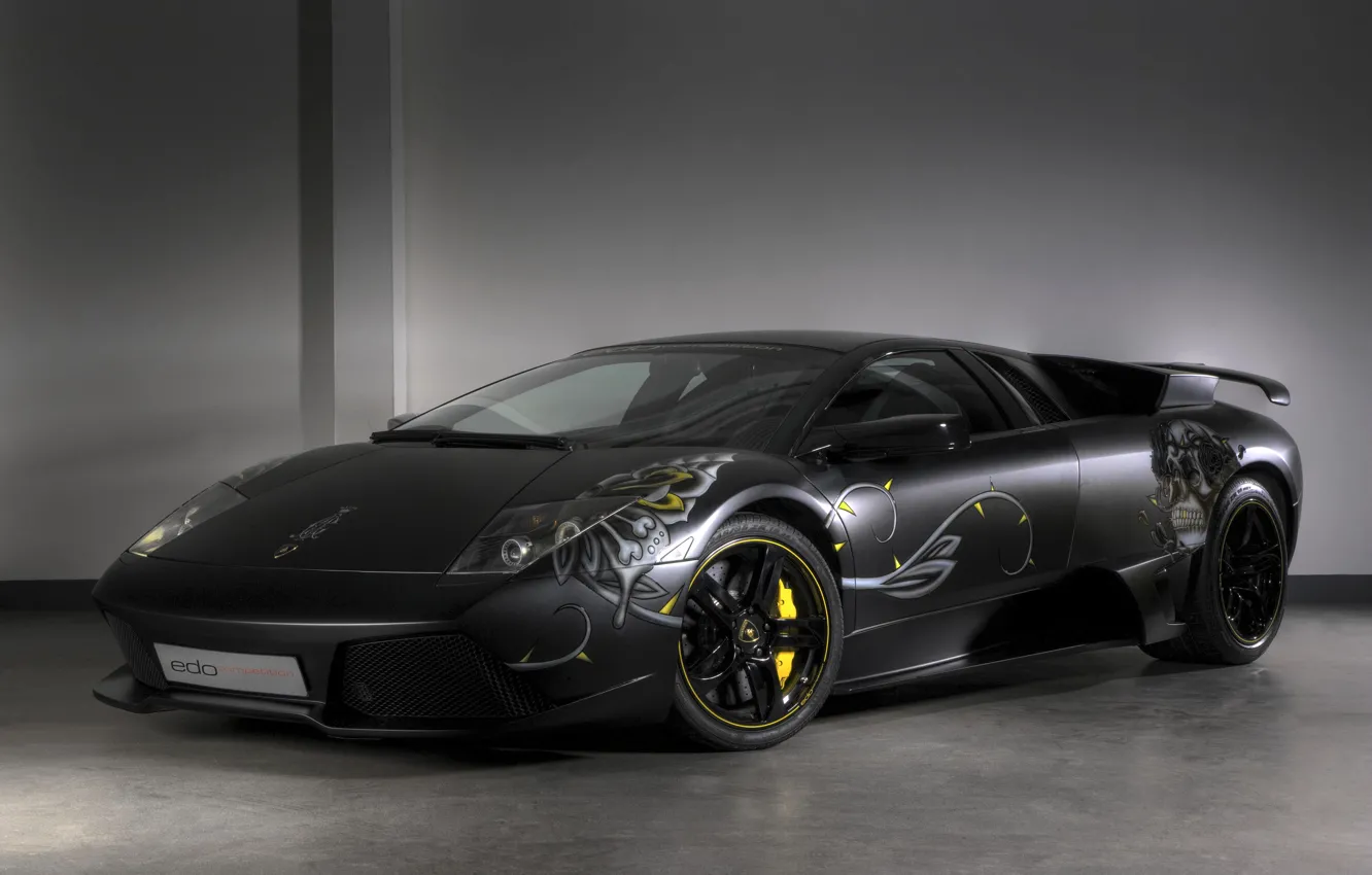 Фото обои Lamborghini, Murcielago, 2009, ламборгини, мурселаго, Edo Competition, LP710-2, Christian Audigier