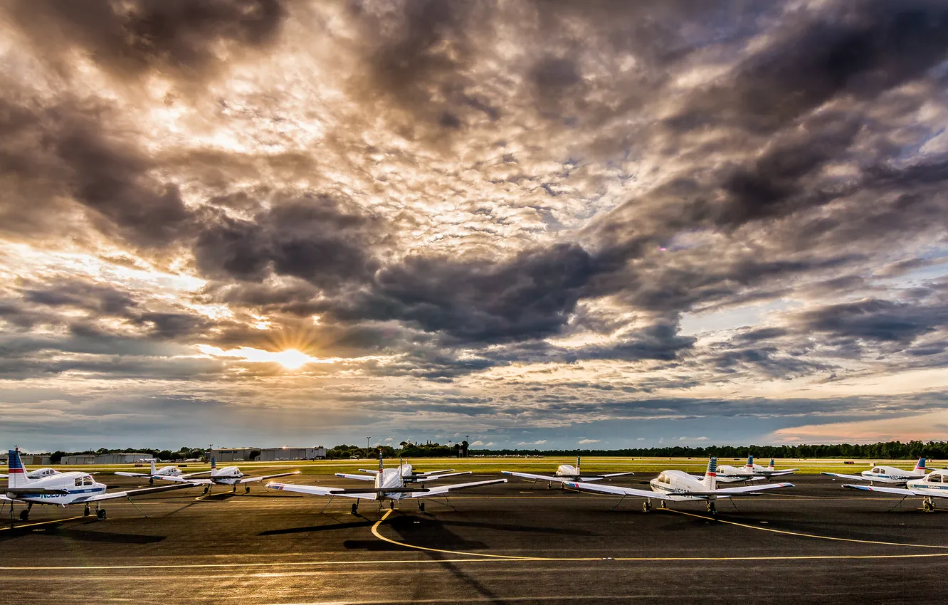 Фото обои USA, США, Аэропорт Веро Бич, State Florida, Штат Флорида, Vero Beach Airport