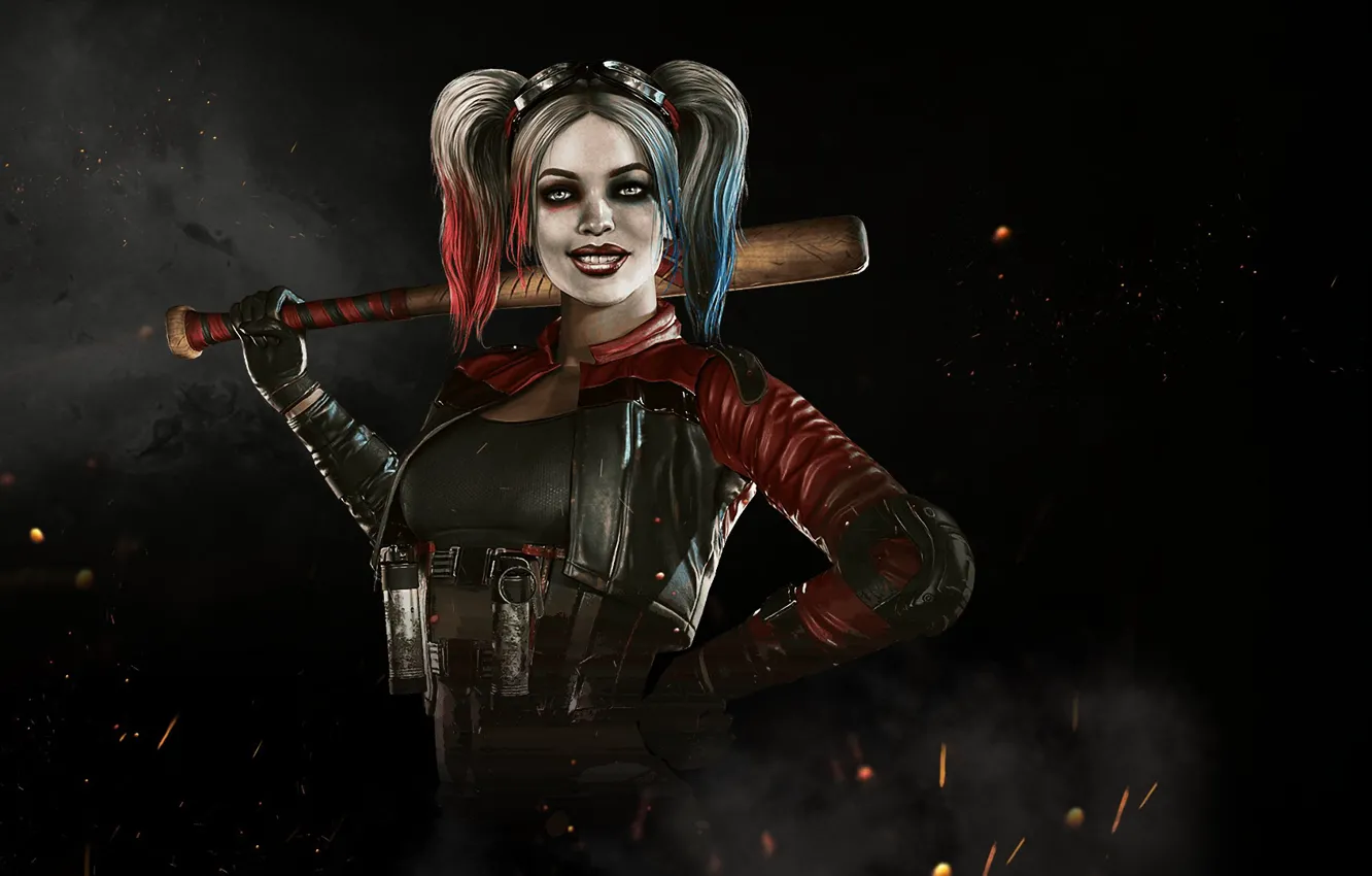 Фото обои Harley Quinn, NetherRealm Studios, Harleen Frances Quinzel, Injustice 2