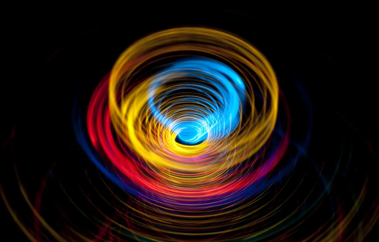 Фото обои фон, краски, кольцо, водоворот