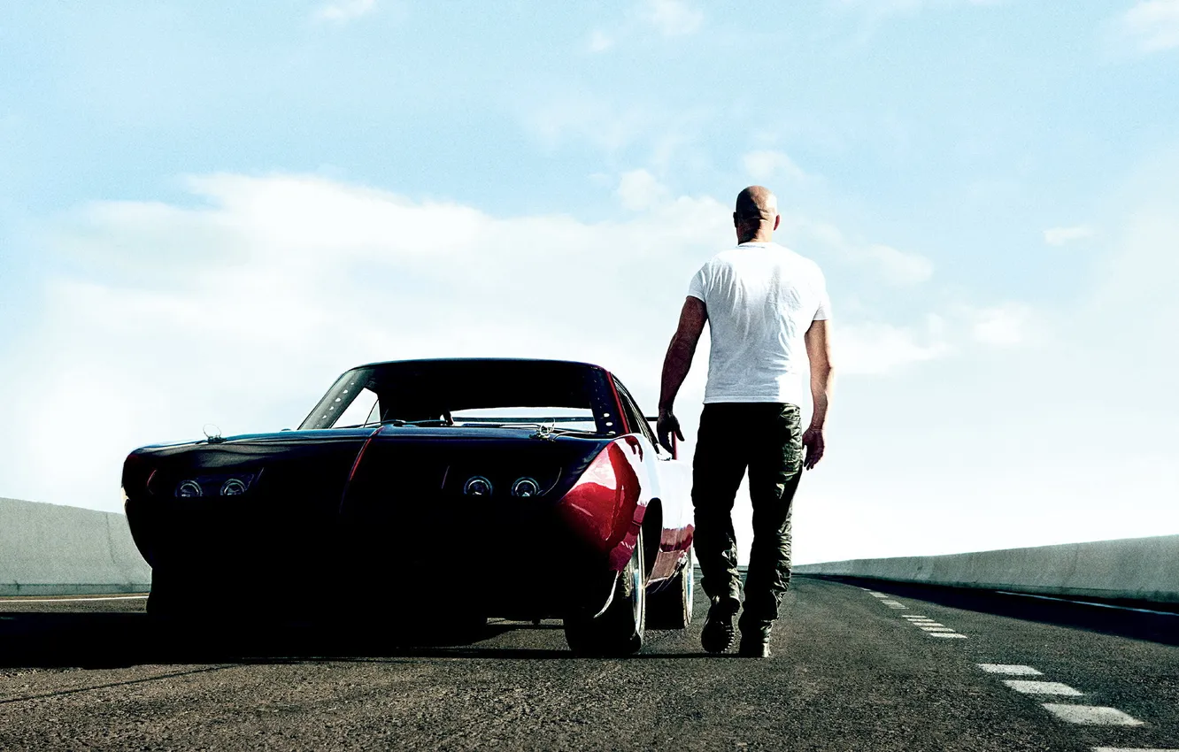 Фото обои Вин Дизель, Vin Diesel, Dominic Toretto, The Fast and the Furious 6, Форсаж 6