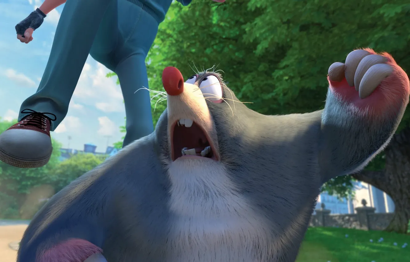 Фото обои мультфильм, персонажи, крот, The Nut Job 2