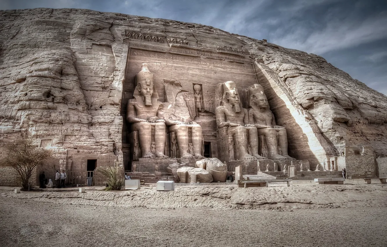 Фото обои Abu Simbel, Nubia, Egipto, Asuan