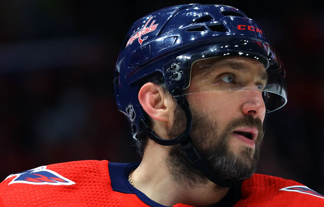 Фото обои хоккей, Александр Овечкин, NHL, НХЛ, Washington Capitals, Alexandr Ovechkin
