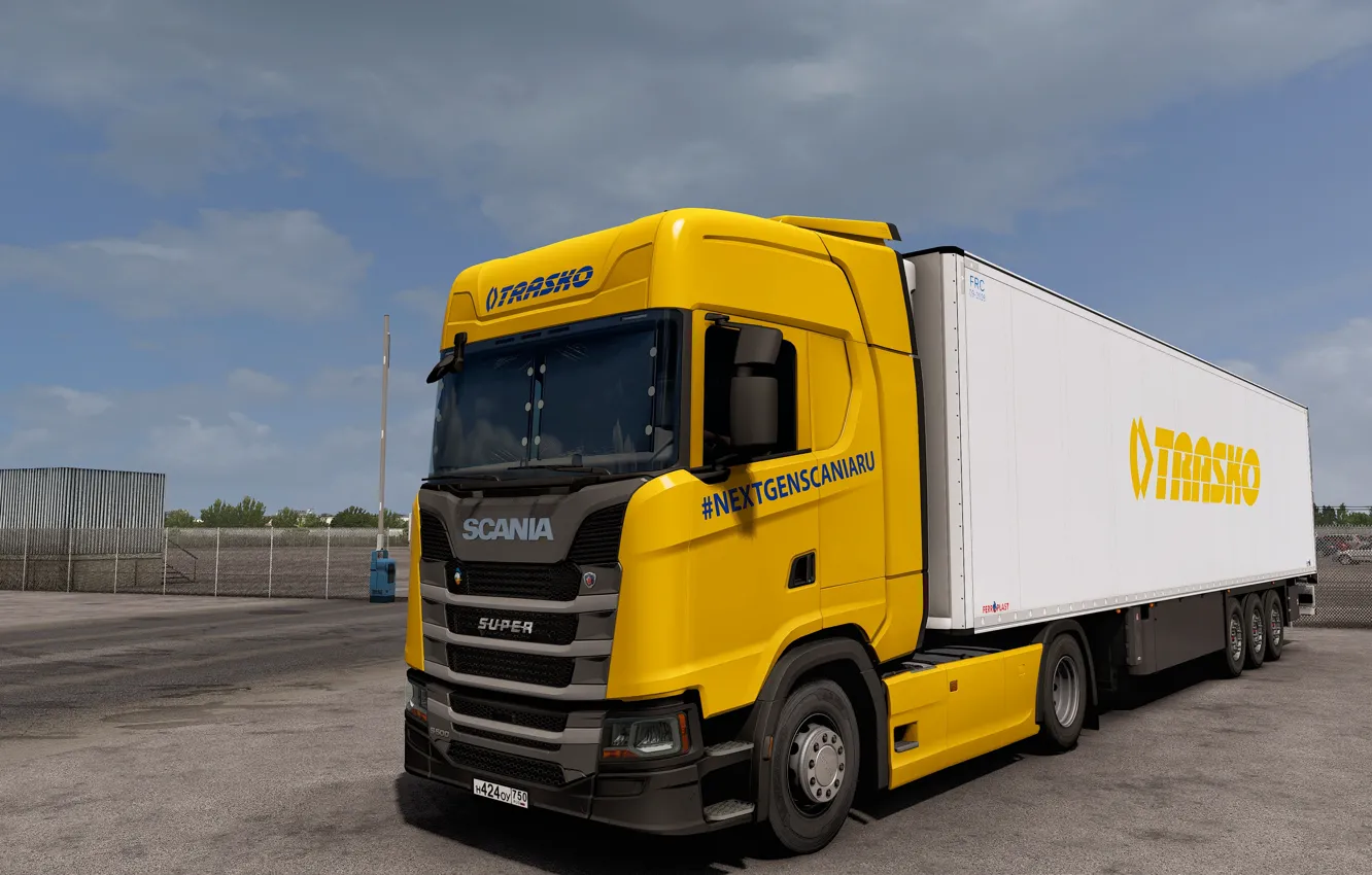 Фото обои game, scania, Euro Truck Simulator 2