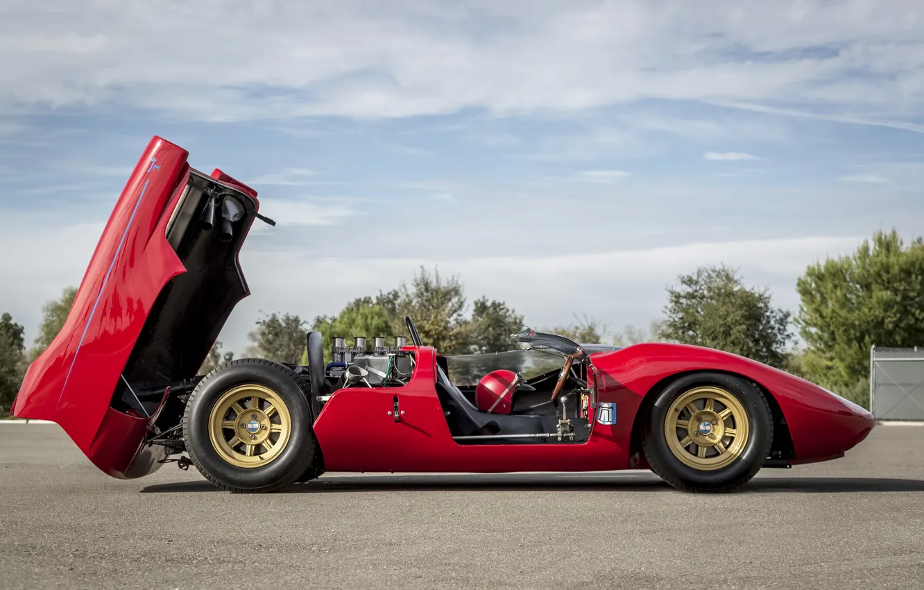 Фото обои суперкар, supercar, 1965, De Tomaso, единственный экземпляр, by Fantuzzi, the only instance, De Tomaso Sport …