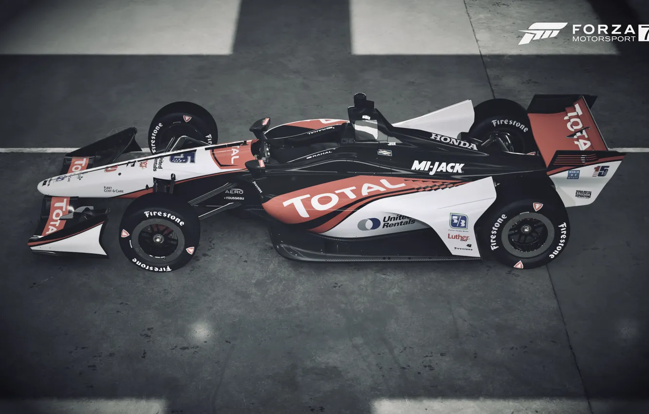 Фото обои HDR, Honda, Game, FM7, UHD, Forza Motorsport 7, Xbox One X, Indycar