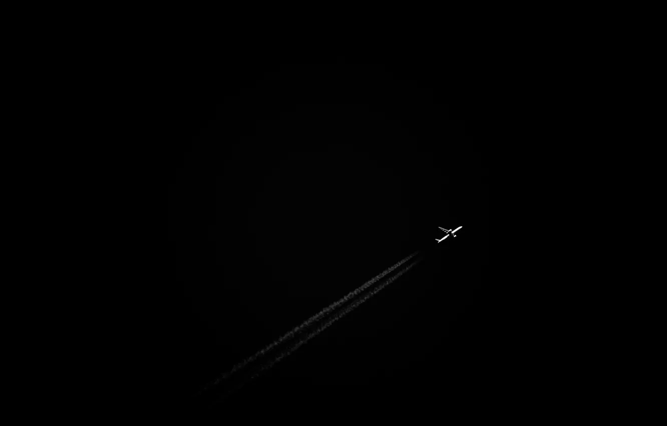 Фото обои небо, смерть, след, самолёт, MH17