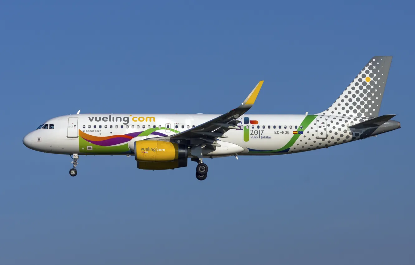 Фото обои Airbus, Vueling Airlines, A320-200S