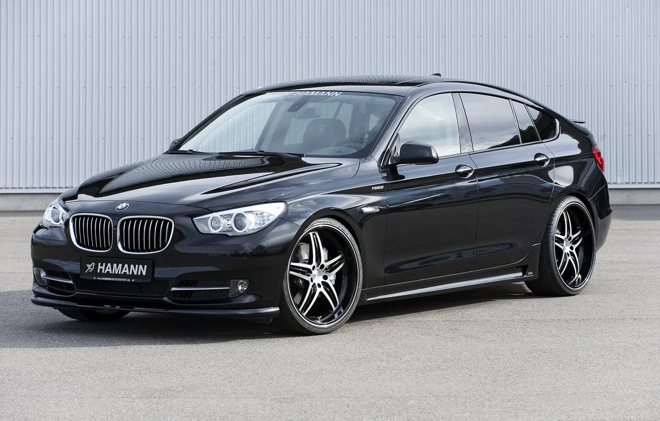 Фото обои BMW, Hamann, 2010, Gran Turismo, 550i, катки, 5er, F07