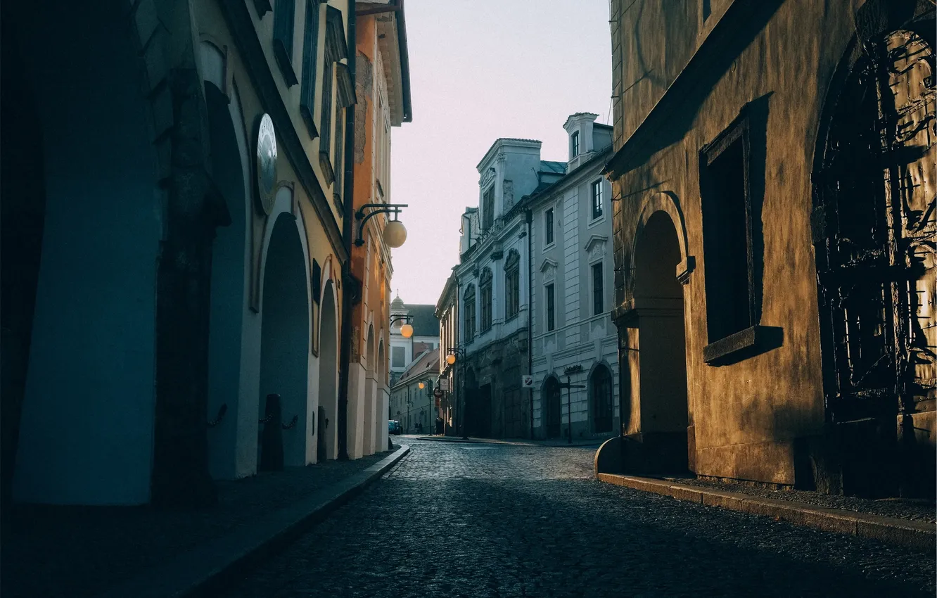 Фото обои улица, дома, Европа, Италия, улочка