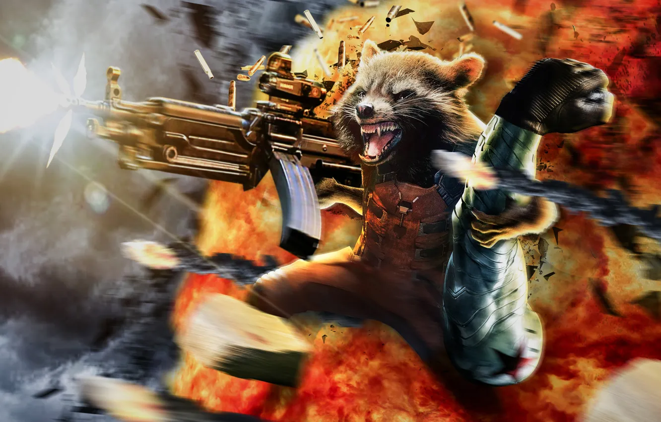 Фото обои rocket, movies, raccoon, guardians of the galaxy