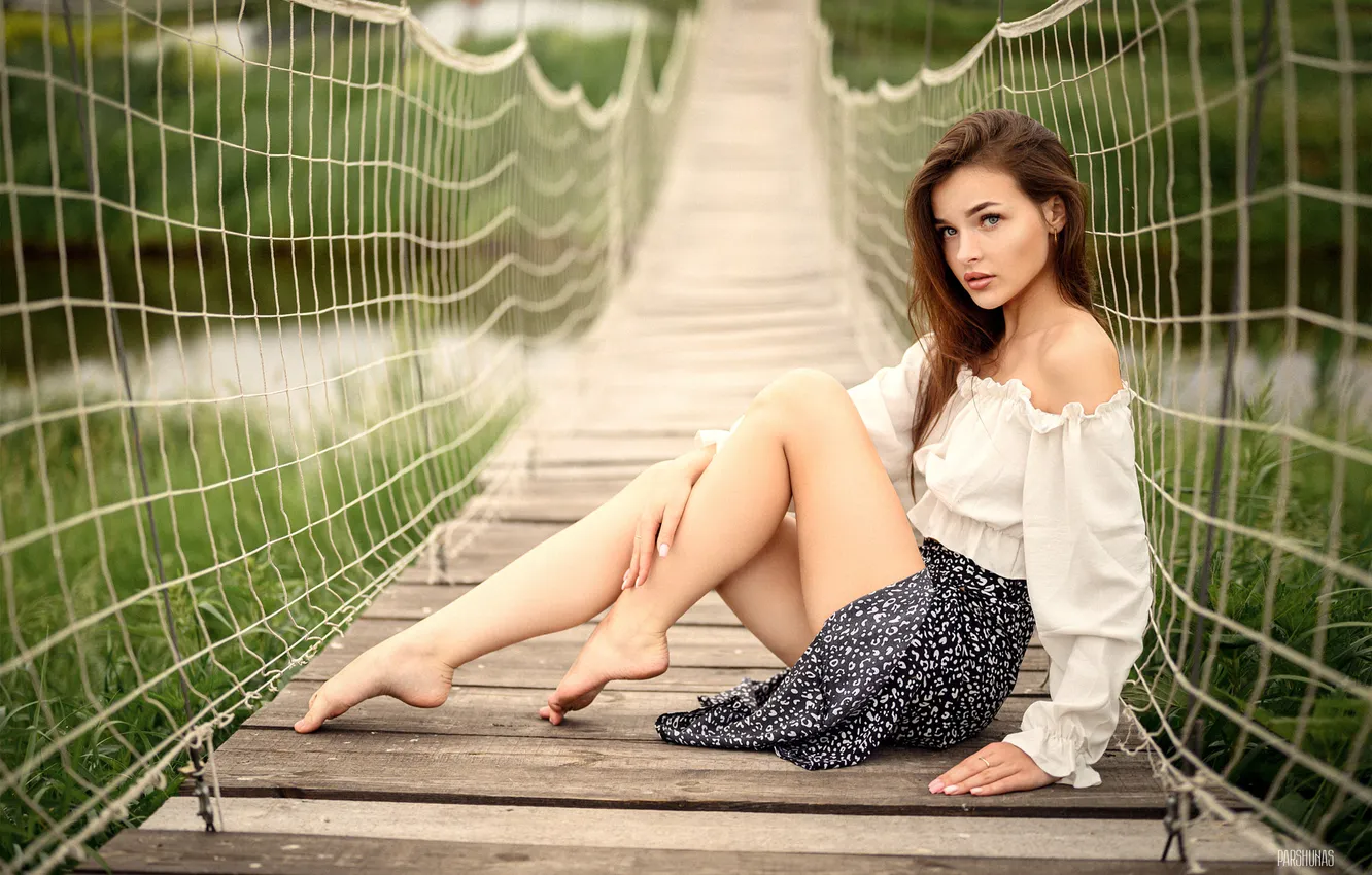 Фото обои women, brunette, Anton Parshunas