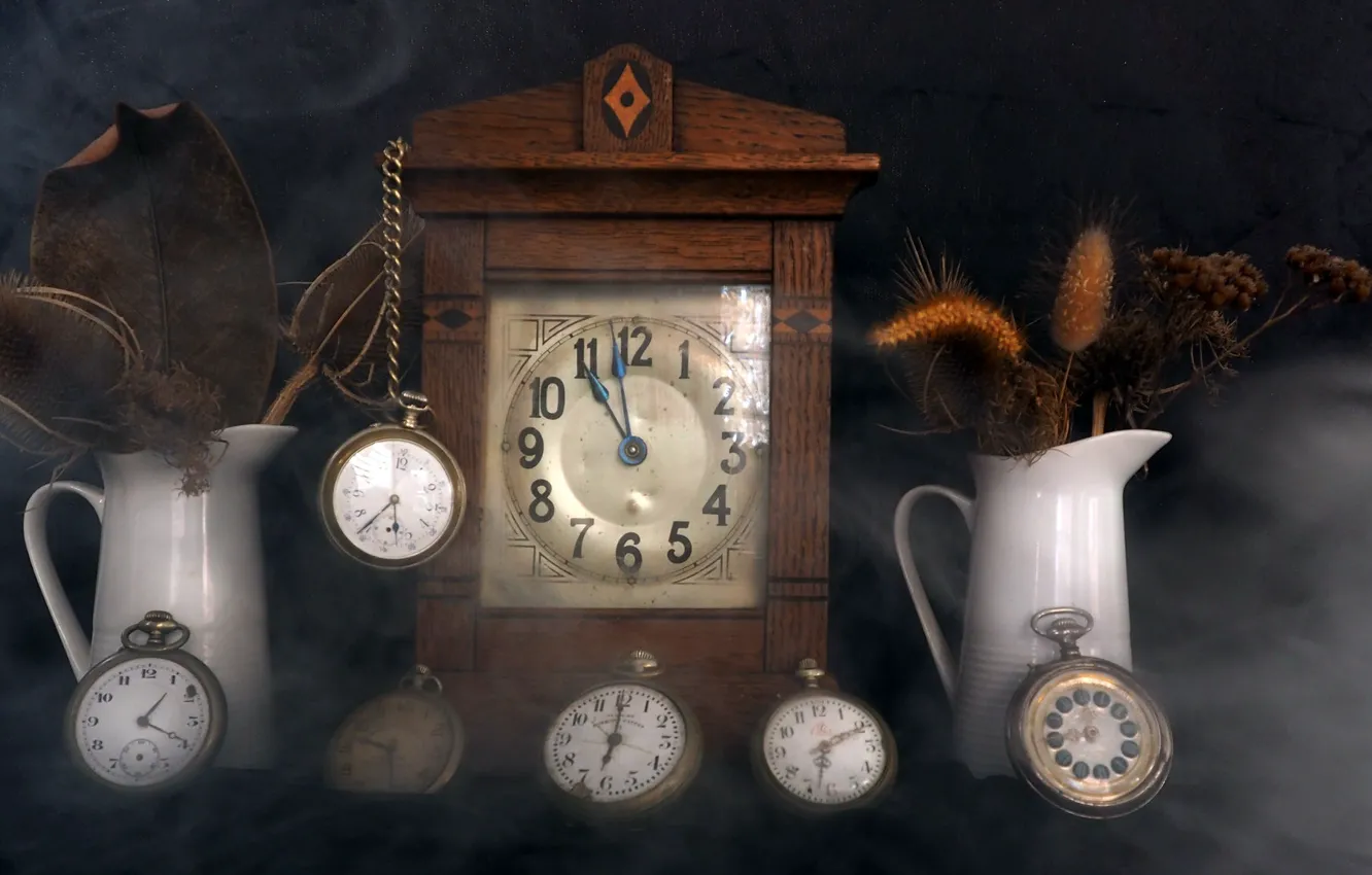 Фото обои время, фон, часы