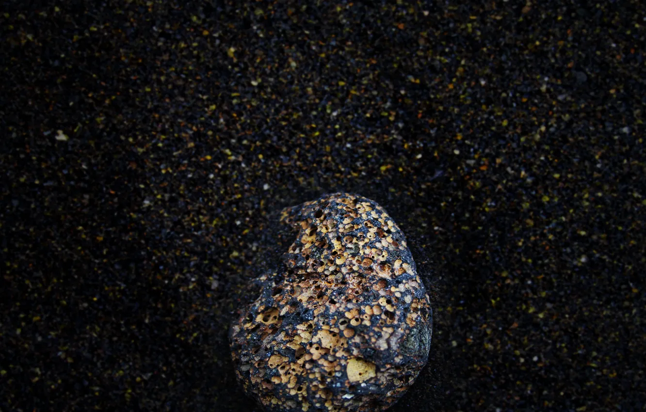 Фото обои камень, лава, гравий