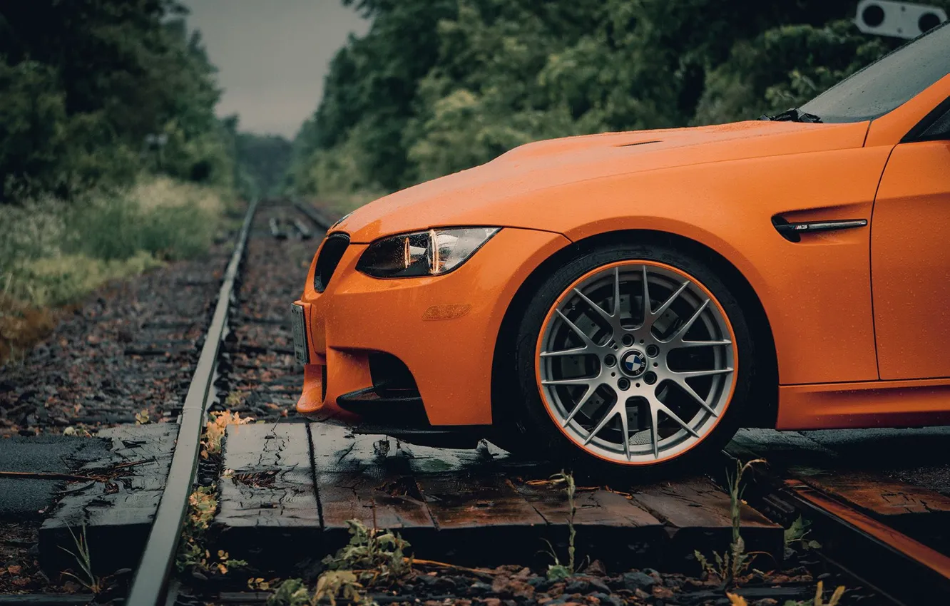 Фото обои Orange, E92, Railway, M3