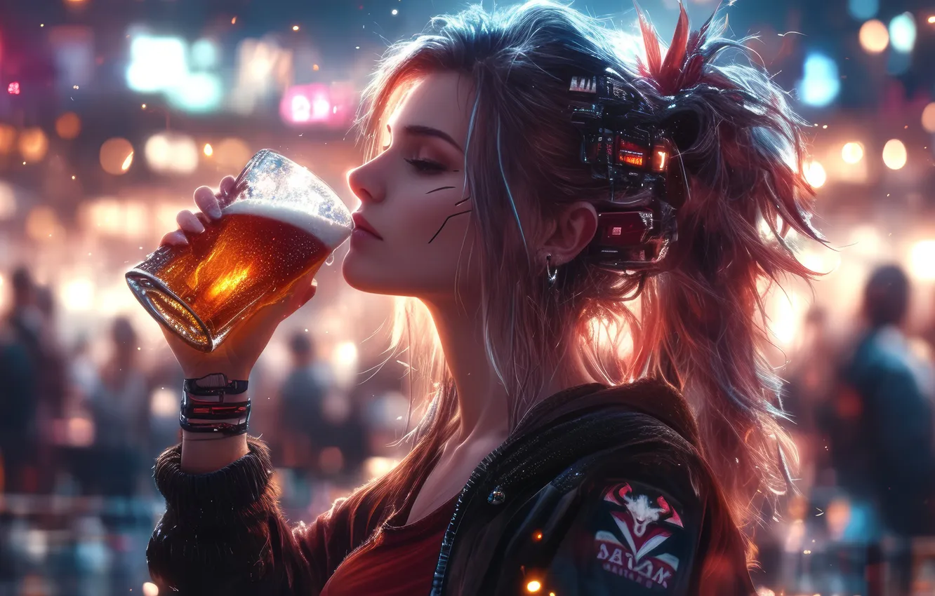 Фото обои beer, relaxation, sip