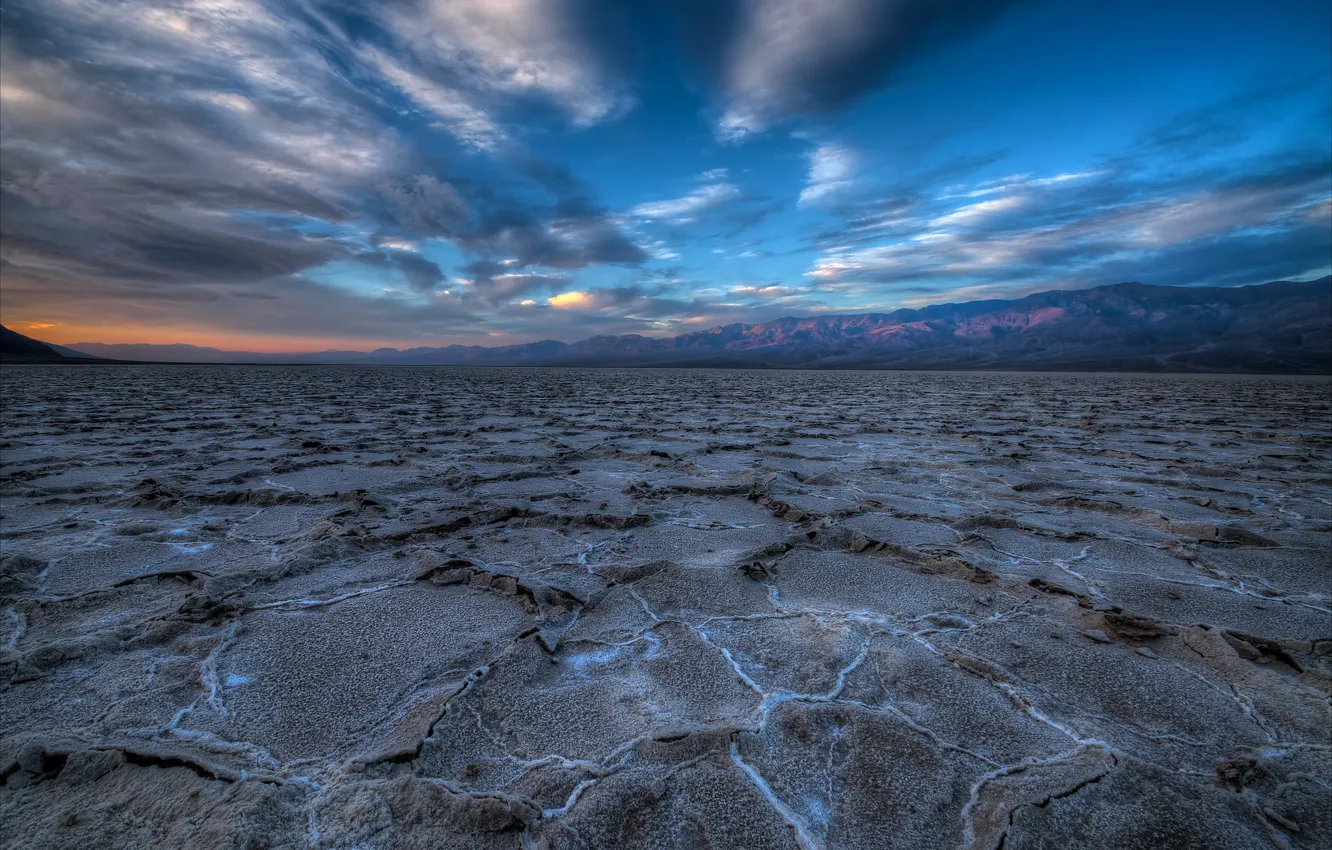 Фото обои HDR, утро, Калифорния, сша, Долина Смерти, Alex Erkiletian Photography, Death Valley