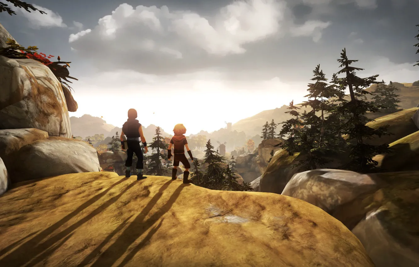 Фото обои пейзаж, Adventure, Brothers:A tale of two sons