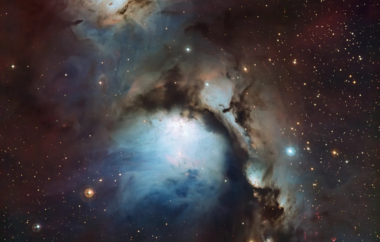 Фото обои туманность, созвездие орион, M 78, NGC 2068