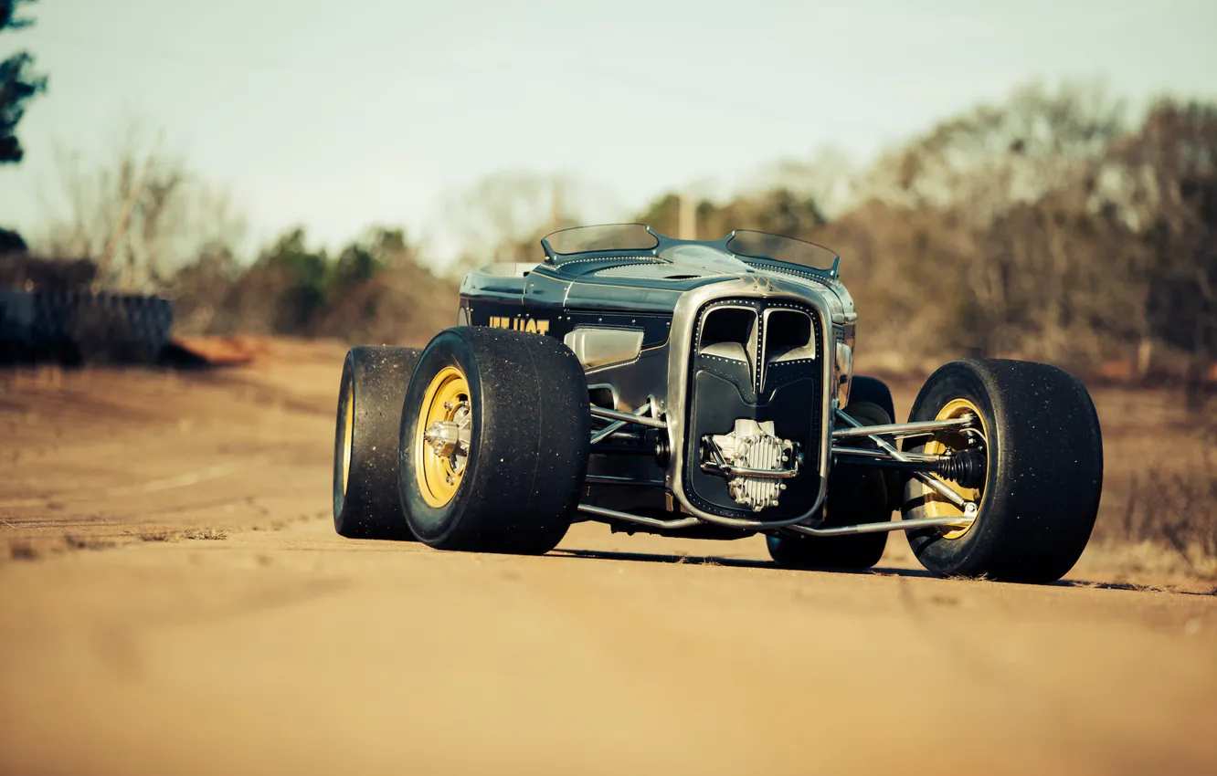 Фото обои Ford, Race, American, Hot rod, Speedway, '32, FULLER MOTO, Jet-hot