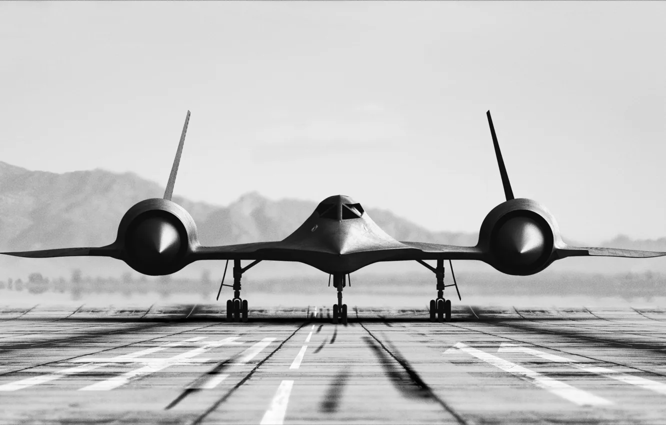 Фото обои разведчик, Blackbird, Lockheed, SR-71, стратегический, сверхзвуковой